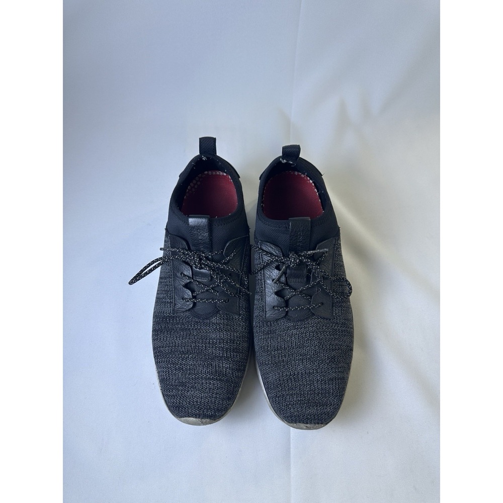 Cole Haan C30654 Mens Grand Motion Knit Sneaker Size 12M Gray Black Lace Up